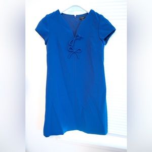 J. Crew diamond blue dress